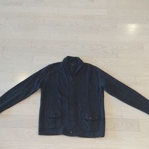 Heavy, cotton, Lands End, dark purple, sweater